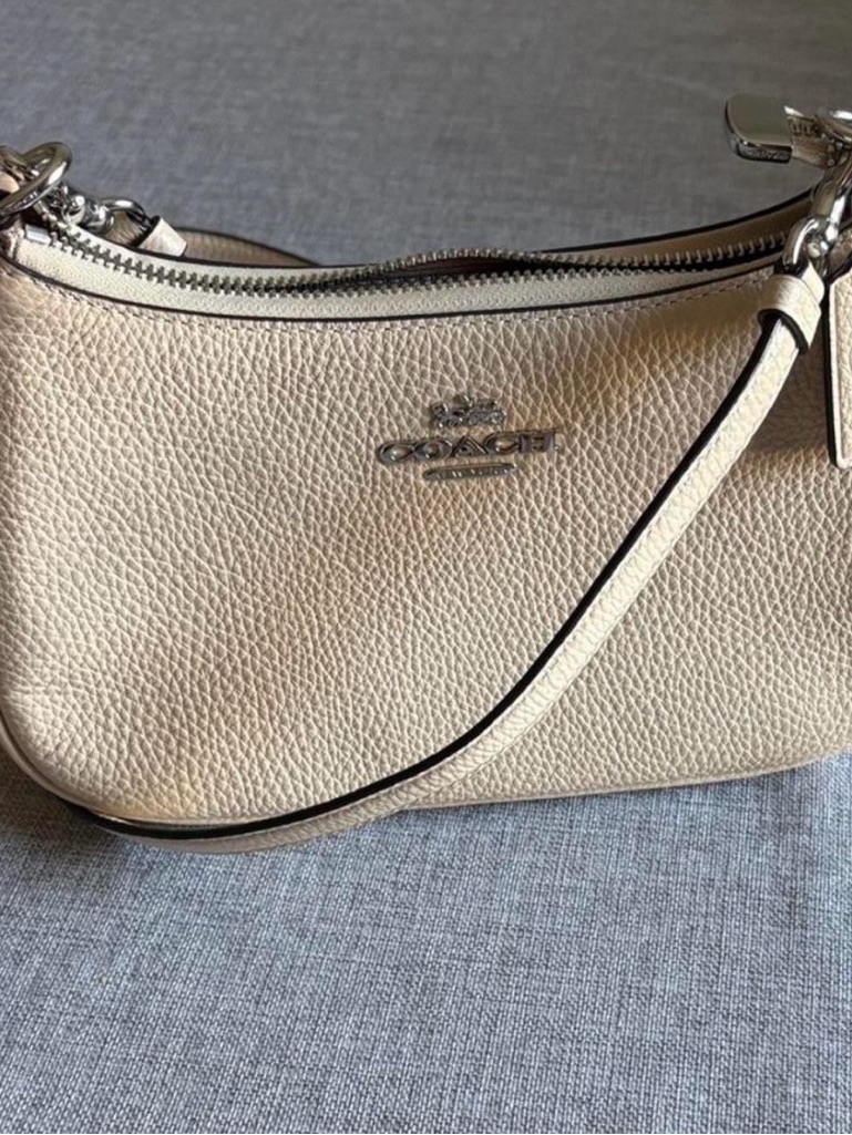 Coach Pebbled Leather Teri Crossbody Bag -New!